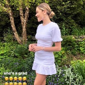 NWT | The Fifth Label Puff Sleeve Smocked Dress